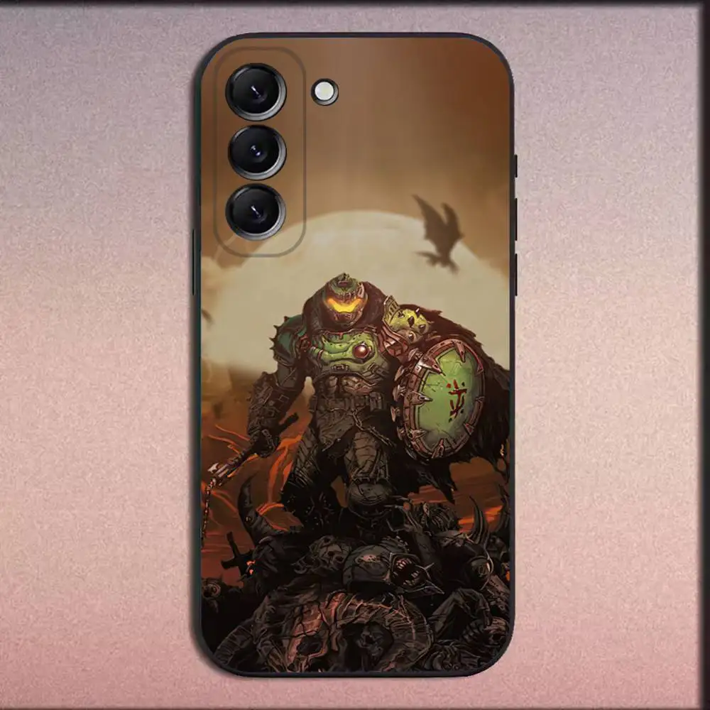 D-Doom The Dark Ages Phone Case For Samsung Galaxy A20,A21s,A22,A31,A32,A52,A53,A72,73,A80 Soft Black Cover