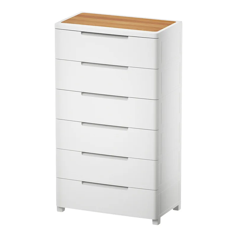 Storage cabinet Installation-free rack Multi-layer baby wardrobe Household storage cabinet Plastic chest of drawers