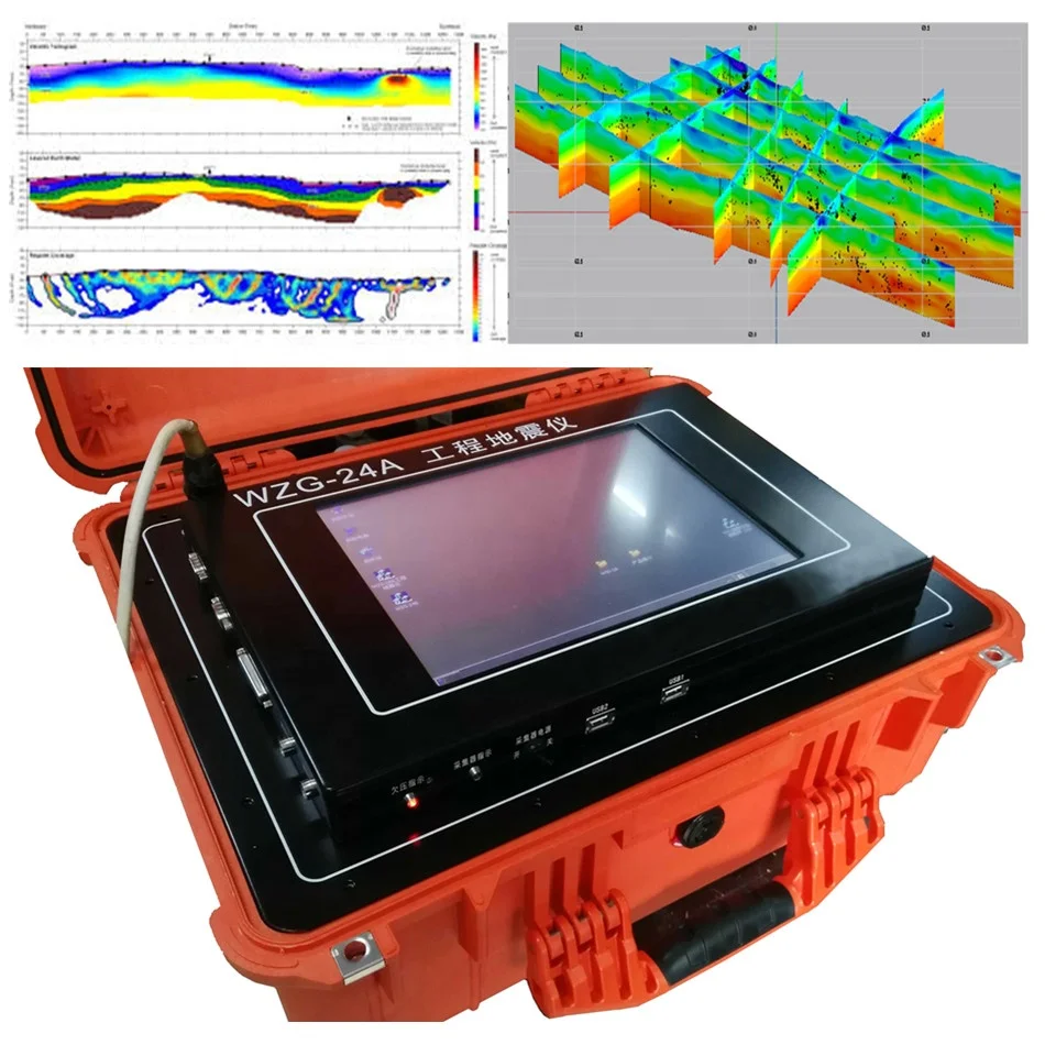 Multi-function Seismic Equipment SASW/ MASW/ReMi  Seismograph for Refraction Reflection Surface Wave
