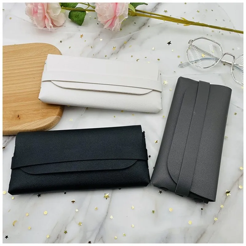 Glasses Case Women Leather Soft Glasses Bag Fashion Portable Sunglasses Box Bag Accessories Eyeglasses Case Sunglasses Box