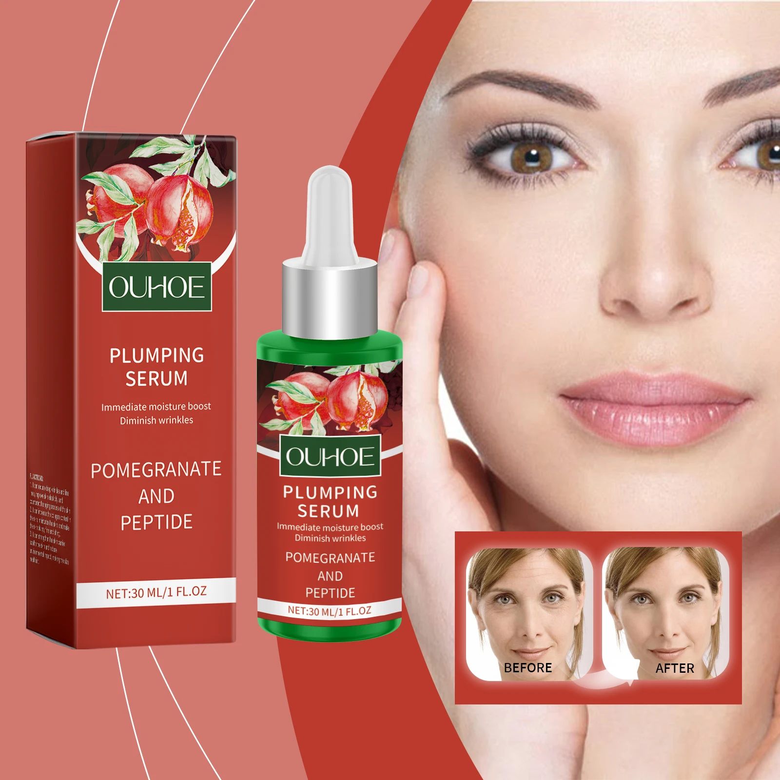 リッチフェイシャルエッセンス 栄養補給、保湿、修復、若返りエッセンス 栄養補給デイリーケアエッセンス