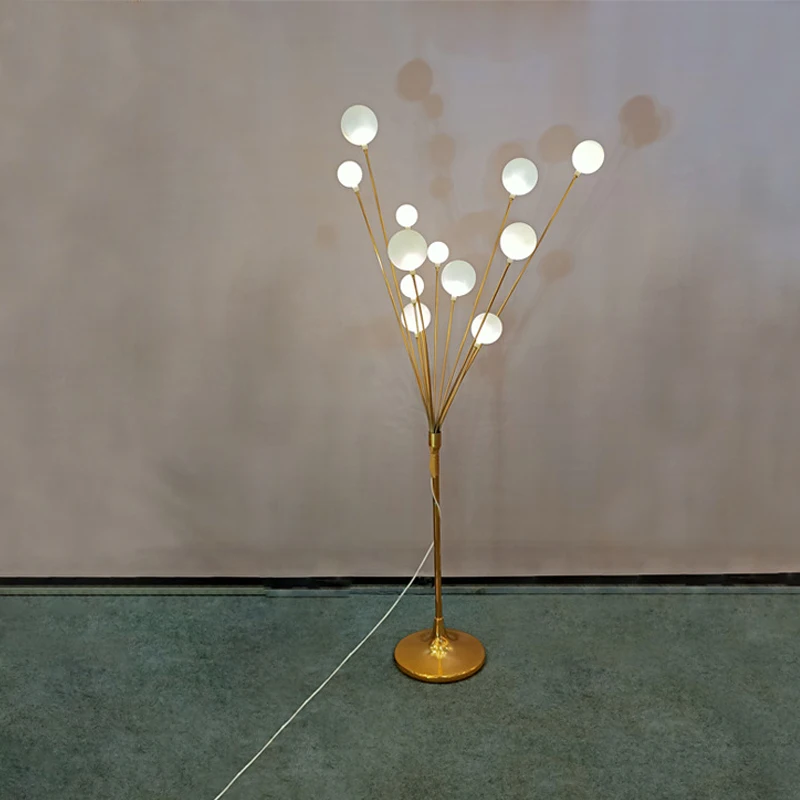 ULANI-LED Road Lead Lights para Decoração, Palco Paisagem Lâmpada, Golden Fruit, Tree Shape, Hall Party, Casamento