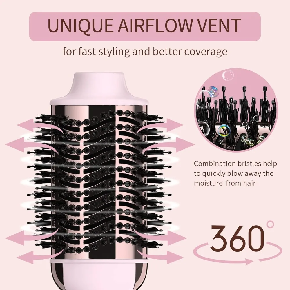 Hair Dryer Brush Blow Dryer in One Upgraded 4 in 1 Hair Dryer and Styler Volumizer with Negative Ion Anti-frizz