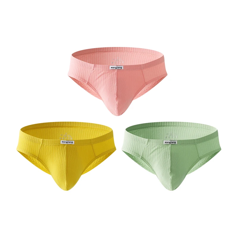 3PCS/LOT Cotton Mens Briefs Men Underwear Panties 3XL Men's Breathable Panties Stretch Solid Comfortable Shorts image 4