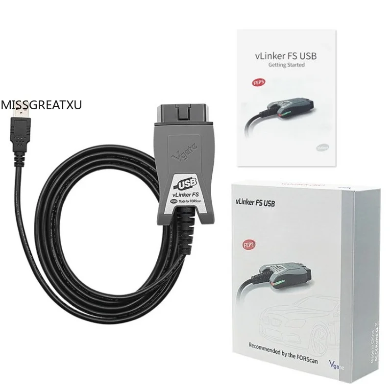VLinker FS USB OBD Scanner Cable MS-CAN HS-CAN for Ford Mazda Forscan Auto Electronic Inspection Tool