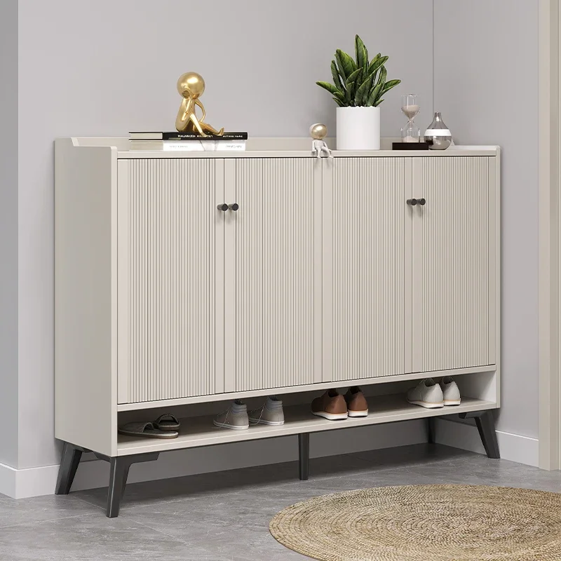 Soporte decorativo ultradelgado para armario de zapatos, dispensador de zapatos, estante de montaje, ahorro de espacio, muebles de salón Schuhschrank