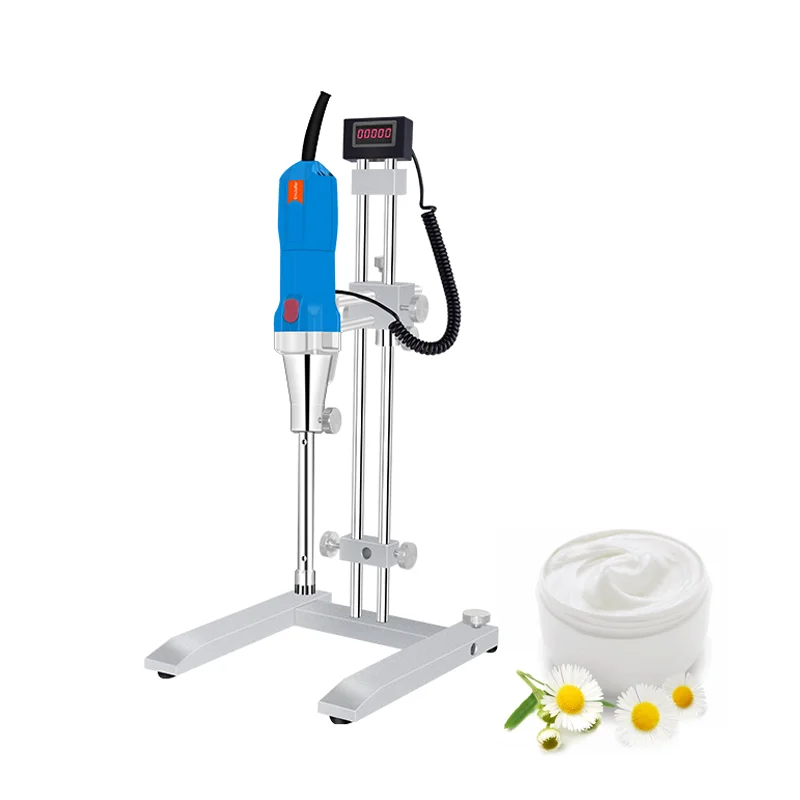 High Shear Homogenizer Mixer Paints Cream Cosmetic Emulsifier Machine Laboratory High Speed Homogenizer Emulsification