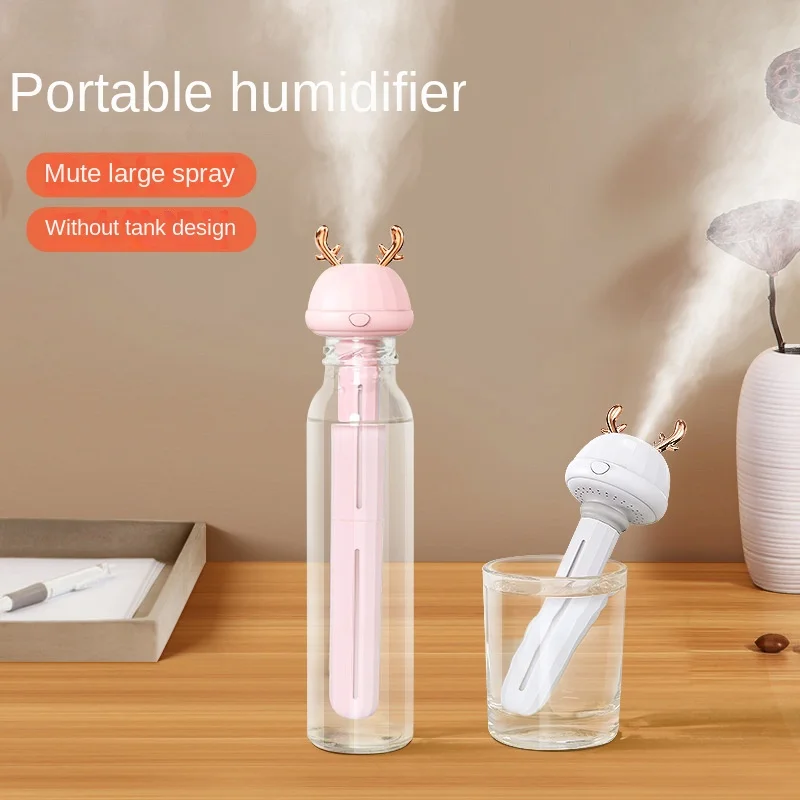 

Portable Air Humidifier Mini Cartoon Doughnut Usb Creative Deer Lovely Atomizer Bedroom Mist Maker