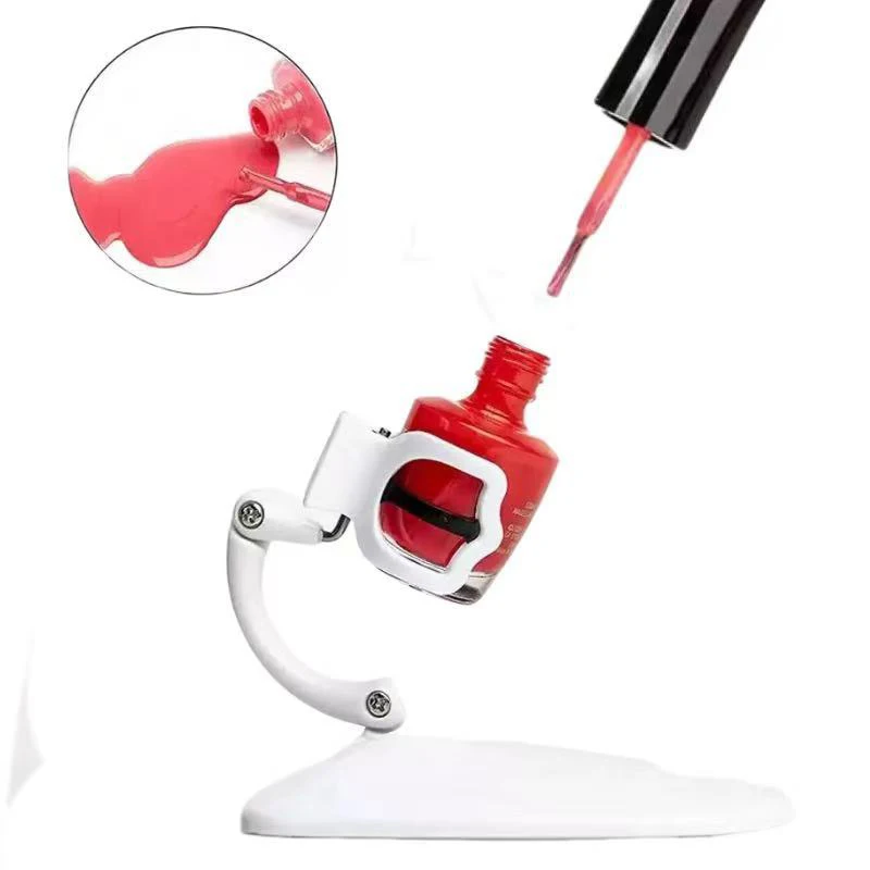 Nagellakhouder Clip, Verstelbaar Anti-Spill Manicure Tool, Handsfree Flessenstandaard Thuis DIY Nail Art Accessoire