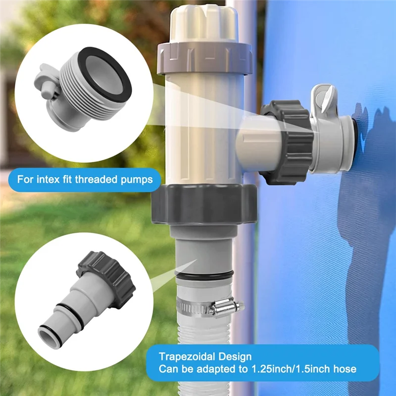 HOT-Pool Hose Adapter, Adapter A For Pool, Hose Adapter Pool, Pool Hose Adapter Set, Hose Adapter For Pumps, For Pool Hose