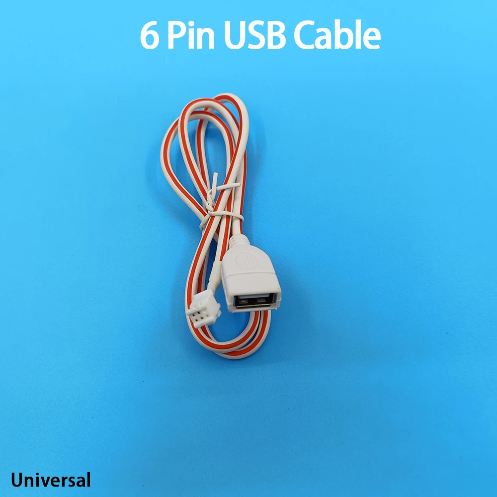Universal 4 Pin USB Cable 6 Pin USB Cable for Car Multimedia Player Car accessories Automobile electronics accessories
