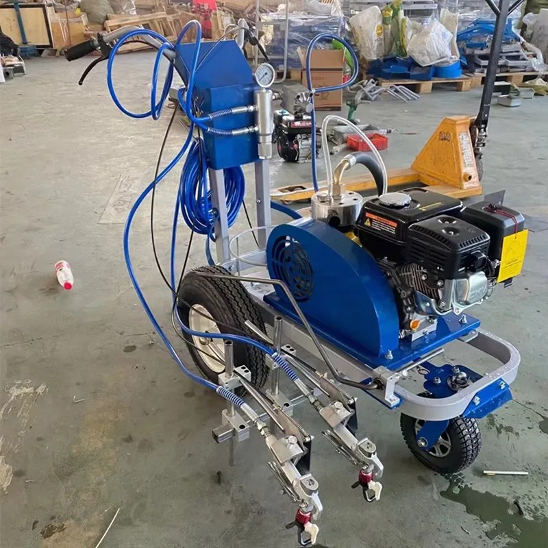 High-Power Hydraulic Piston Pump Hand-Pushed High-Pressure Cold Spraying Machine For Road Marking & Scribing