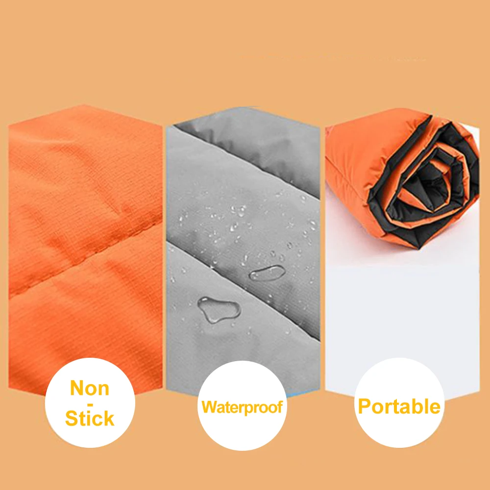 Portable Pet Mat Foldable Pet Supplies Waterproof Dog Beds for with Storage Carry Bag Easy To Clean Kennel Outdoor Camping