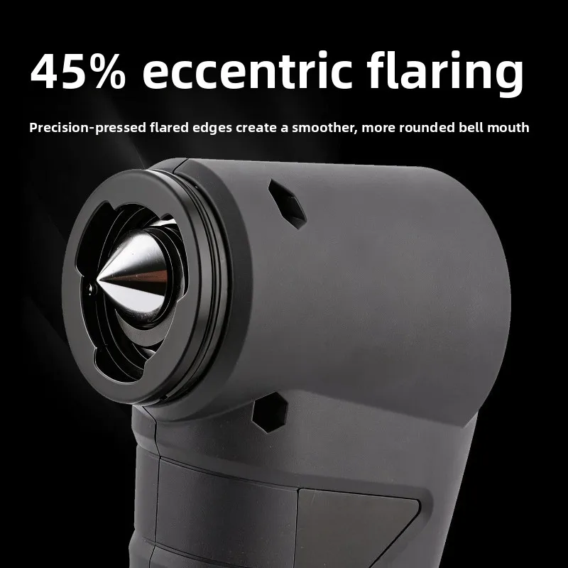 Electric flaring device, lithium battery reaming tube expander, air conditioner maintenance