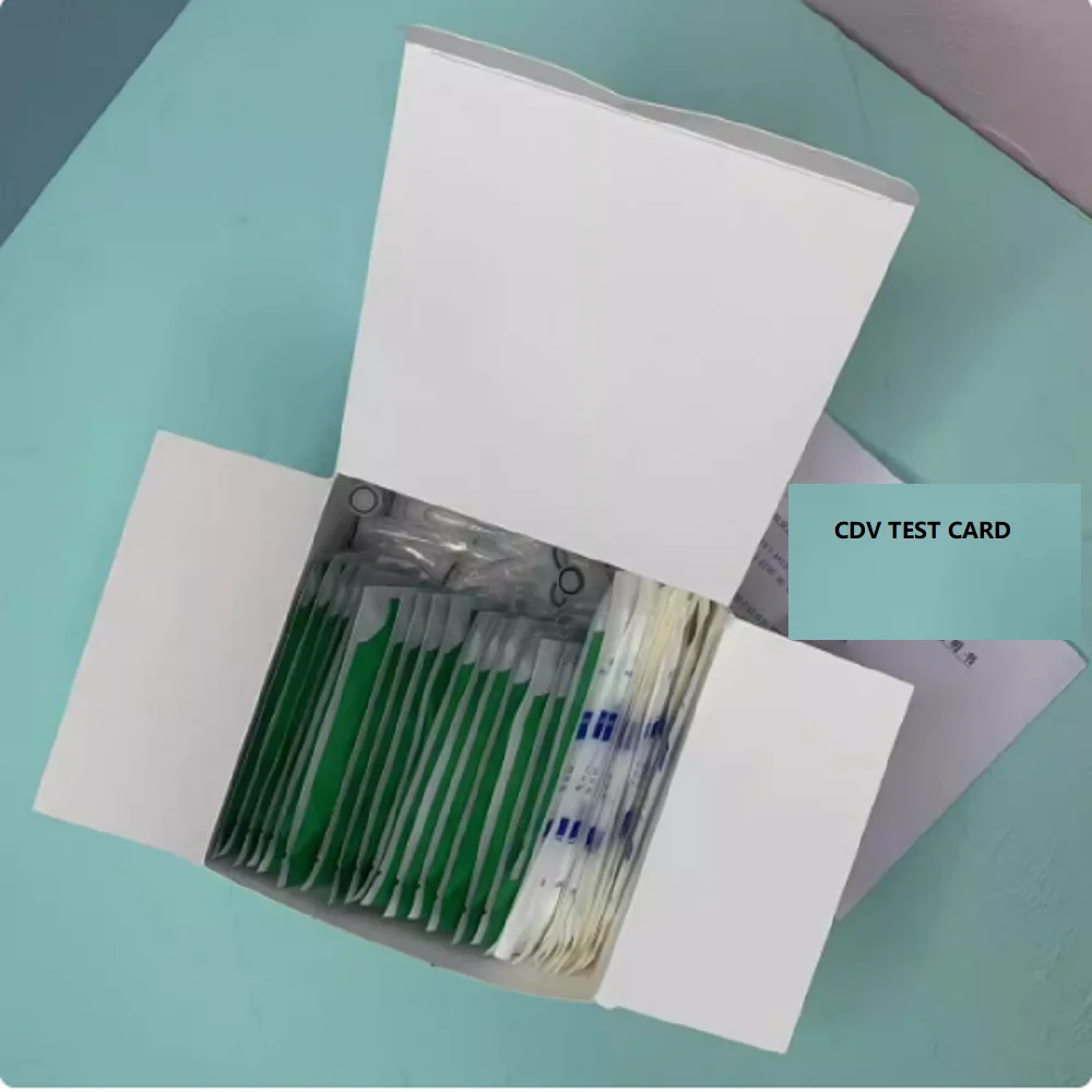 Dog Canine distemper test paper CDV virus detection cards 20 copies