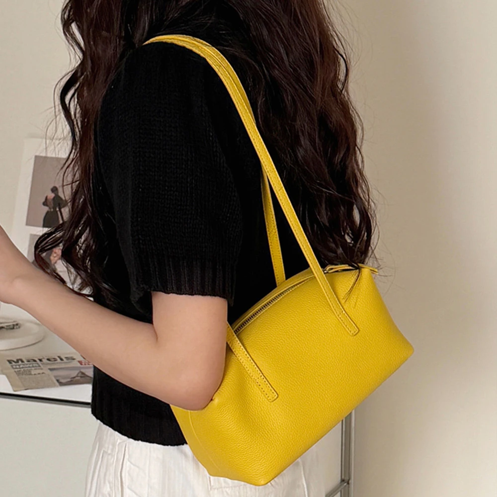 새로운 패션 숄더백 새로운 최고급 소가죽 캐주얼 가죽  - Women'S Bags Top 10 리뷰 및 가격