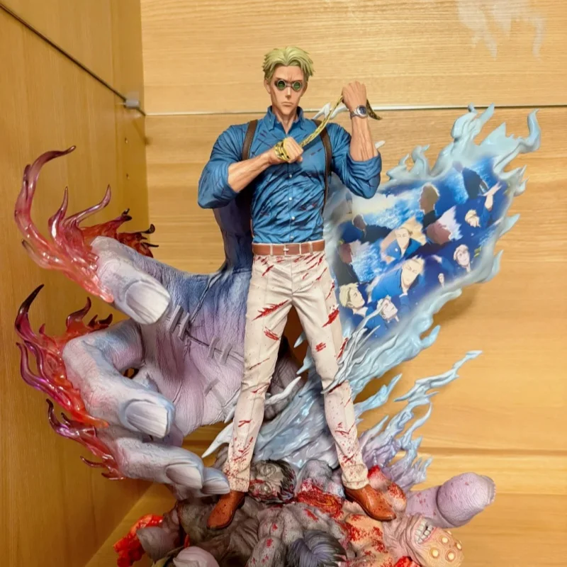 

Nanami Kento Jujutsu Kaisen Anime Figure Double Head Sculpt Collectible Pvc Model Desktop Ornament For Adult Anime Fans