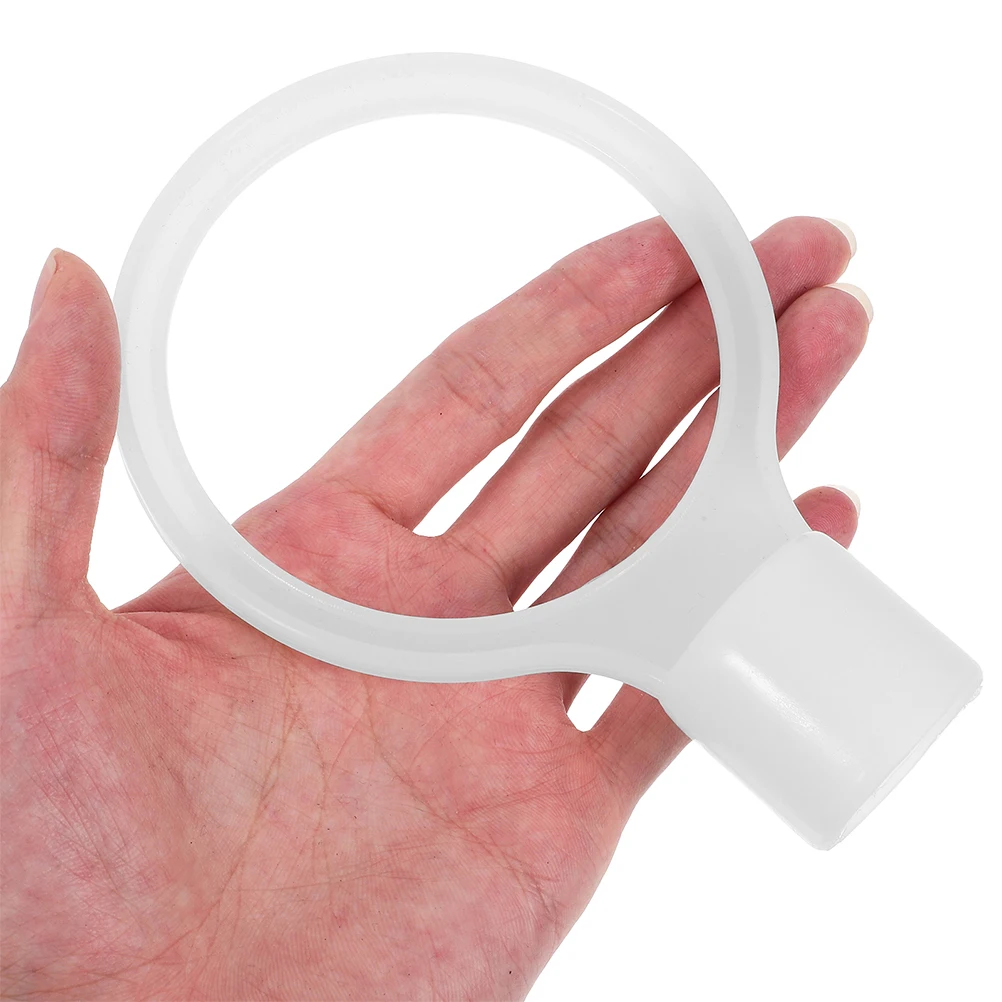 6pcs Traffic Connector Safety Road Cone Chain Link Plastic Barrier Connector Secure Safety Cone Accessories For Parking