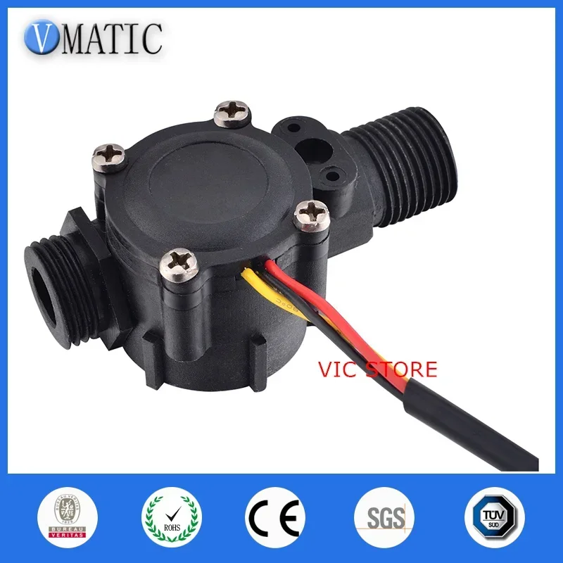 Free Shipping Meter Oem G1/2 Straight Water Flow Rate Sensor VCA168-7