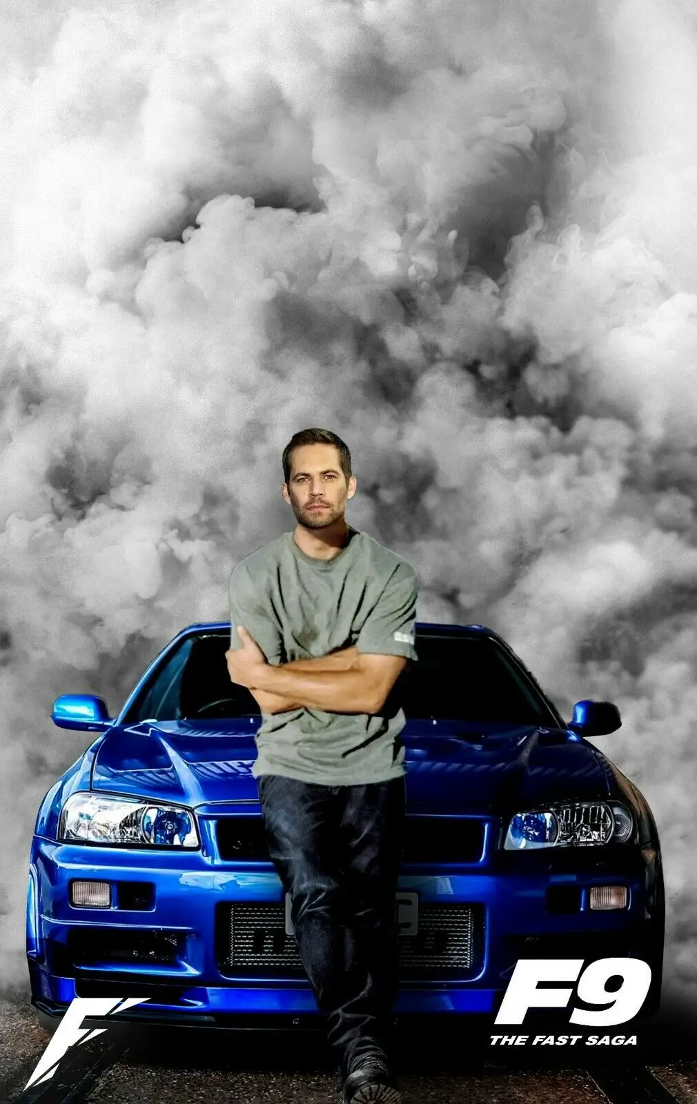 Paul Walker MOVIE Picture Art Film Print Silk Poster for Your Home Wall Decor 24x36inch