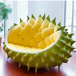 Fiberglass Soft Bag Lazy Sofa Creative Simulation Durian Sofa Chair Living Room Home