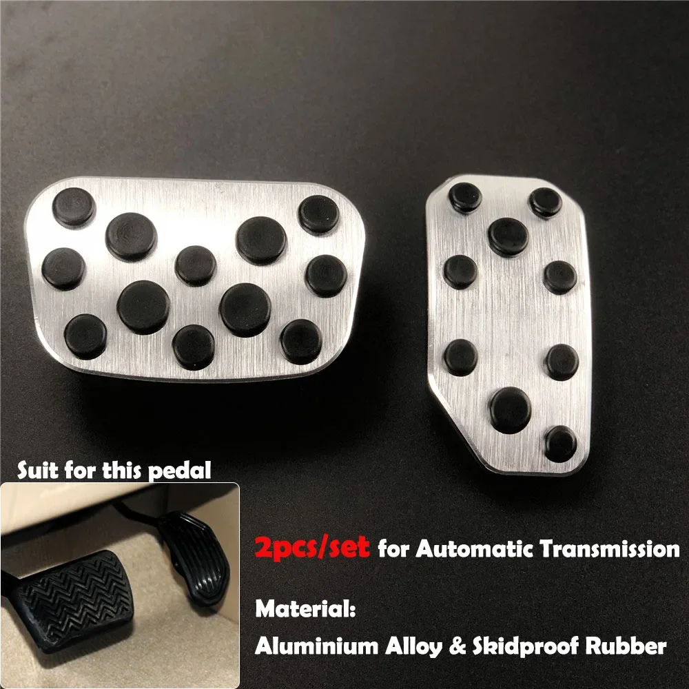 For Toyota Alphard Vellfire PREVIA HARRIER Sienta PREVIA SIENNA AQUA Corolla C-HR Prius Fortuner VENZA Prado Car Pedal Cover Pad