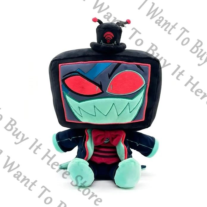 

22 см натуральная аниме Hazbin Hotel Vox 3 Vees косплей мультфильм сидячая подушка Maumet кукла пушистая подушка для спины подарок