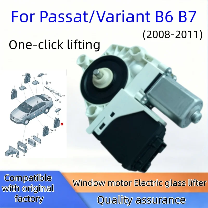 Window lift motor and module for VW CC Back left back right 1K0959794/Q 1K0959795/Q 3C0959795/B 3C0959794B 3C8959703C 3C8959704C