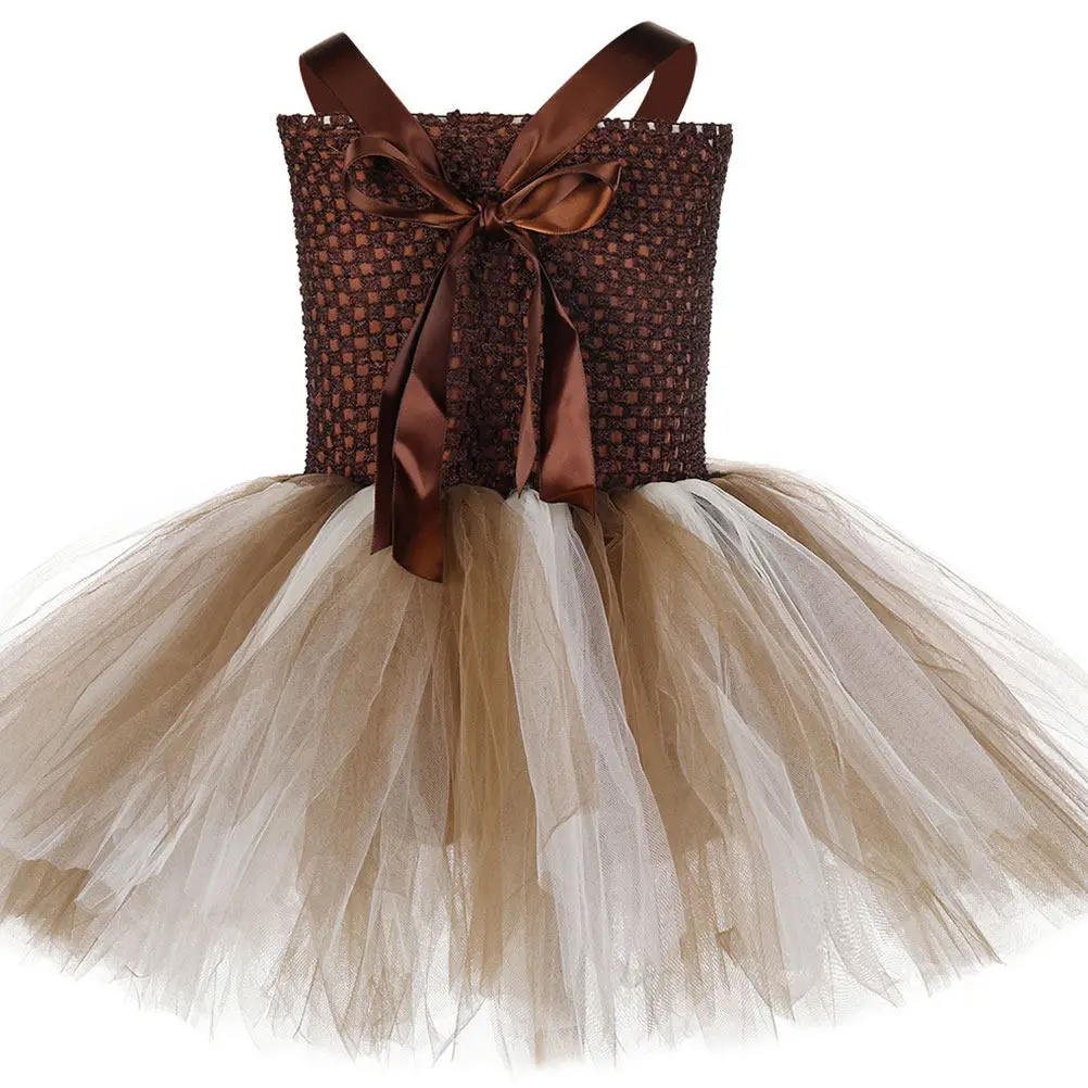 

1 set Giraffe Costume Set For Girls Xl Size Soft Comfortable Dress-Up Suit Stage Clothing Cosplay Clothes Party Outfit Accessory