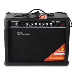 Electric guitar drive guitar amplifier 40 watt suit for guitar 44*22*33cm black hot-sale