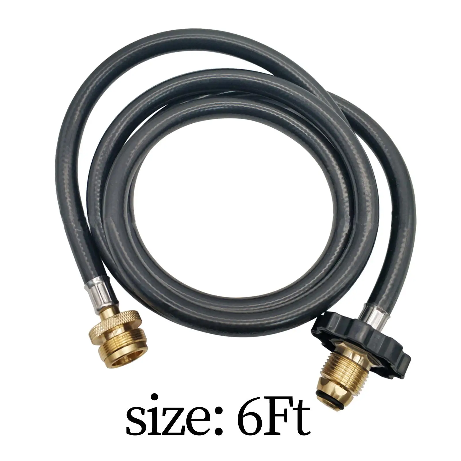 Propane Adapter Hose 1lb to 20lb Converter for Tabletop Grill Camping BBQ
