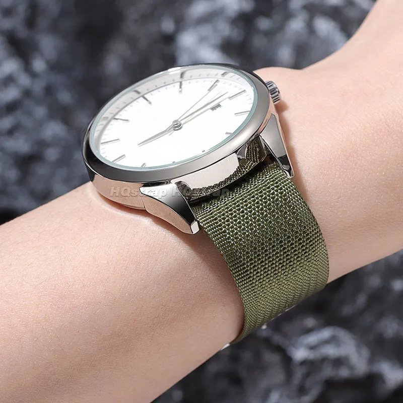 세이코 시계 밴드용 소프트 나일론 스트랩, 캔버스 밀리터리 스포츠 팔찌, 범용 교체 손목 밴드, 남녀공용, 20mm, 22mm