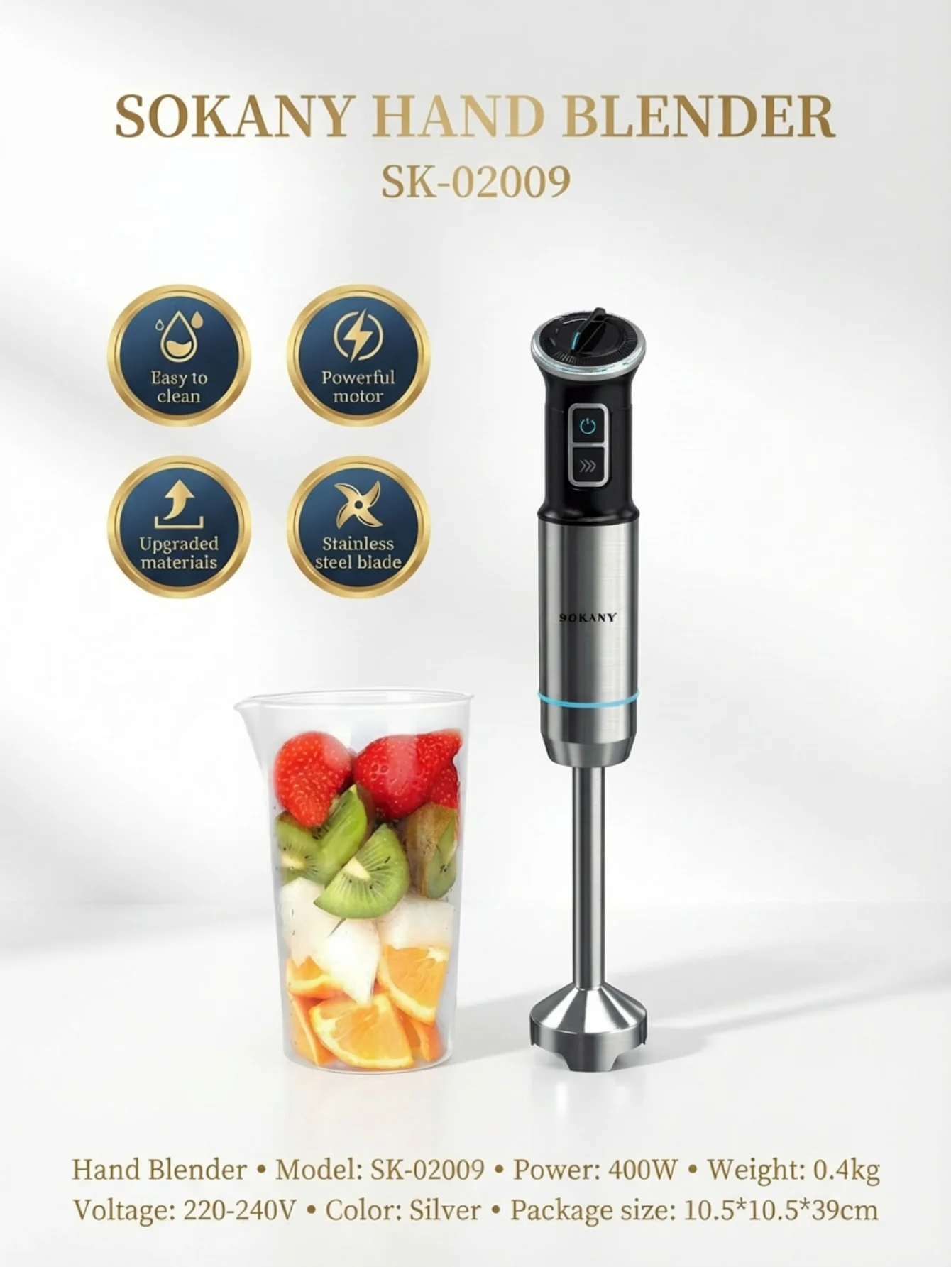 SOKANY SK‑02009 Blender ręczny – Baby Food Hand Blender recenzja i cena