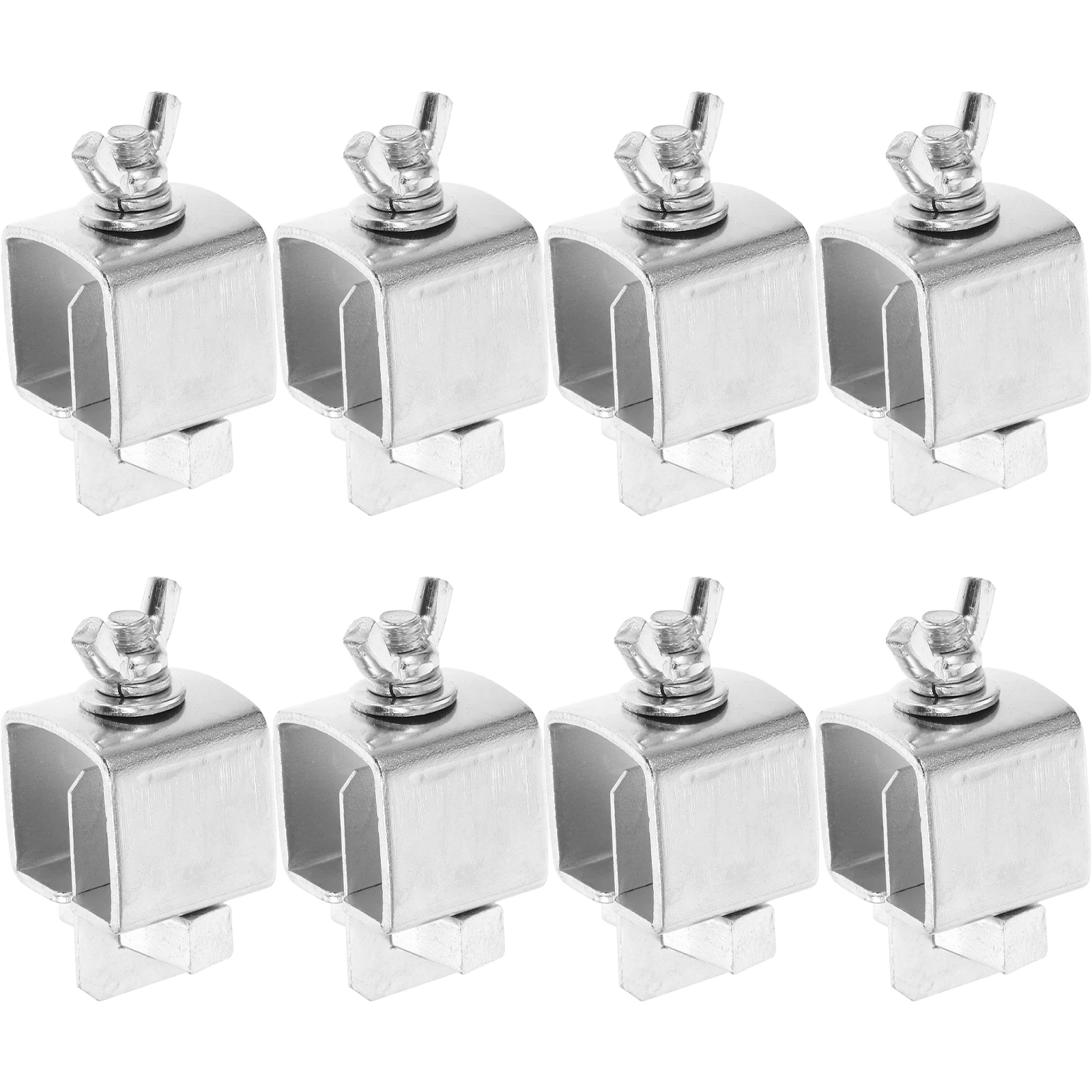 

8pcs Welding Butterfly Clamps Set Small Silver Table Automobile Axle Bracket Sheet Metal Clips Precision Alignment Carbon Steel
