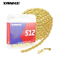 TANKE-cadena de 11-12 velocidades para bicicleta de montaña, 128 eslabones, cadenas de velocidad Variable, botón mágico, accesorio de ciclismo actual de alta calidad