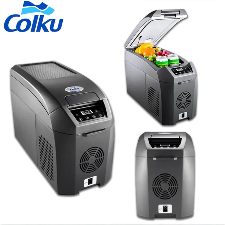 Hot Selling Small Portable car Fridge 12V 24V DC Compressor Mini RV Travel Refrigerator with Competitive Price for Camping