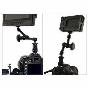 11 pollici/290mm Magic Arm DSLR Rig Camera Camcoder Monitor LCD Flash Light 1/4 femmina maschio vite presa accessori
