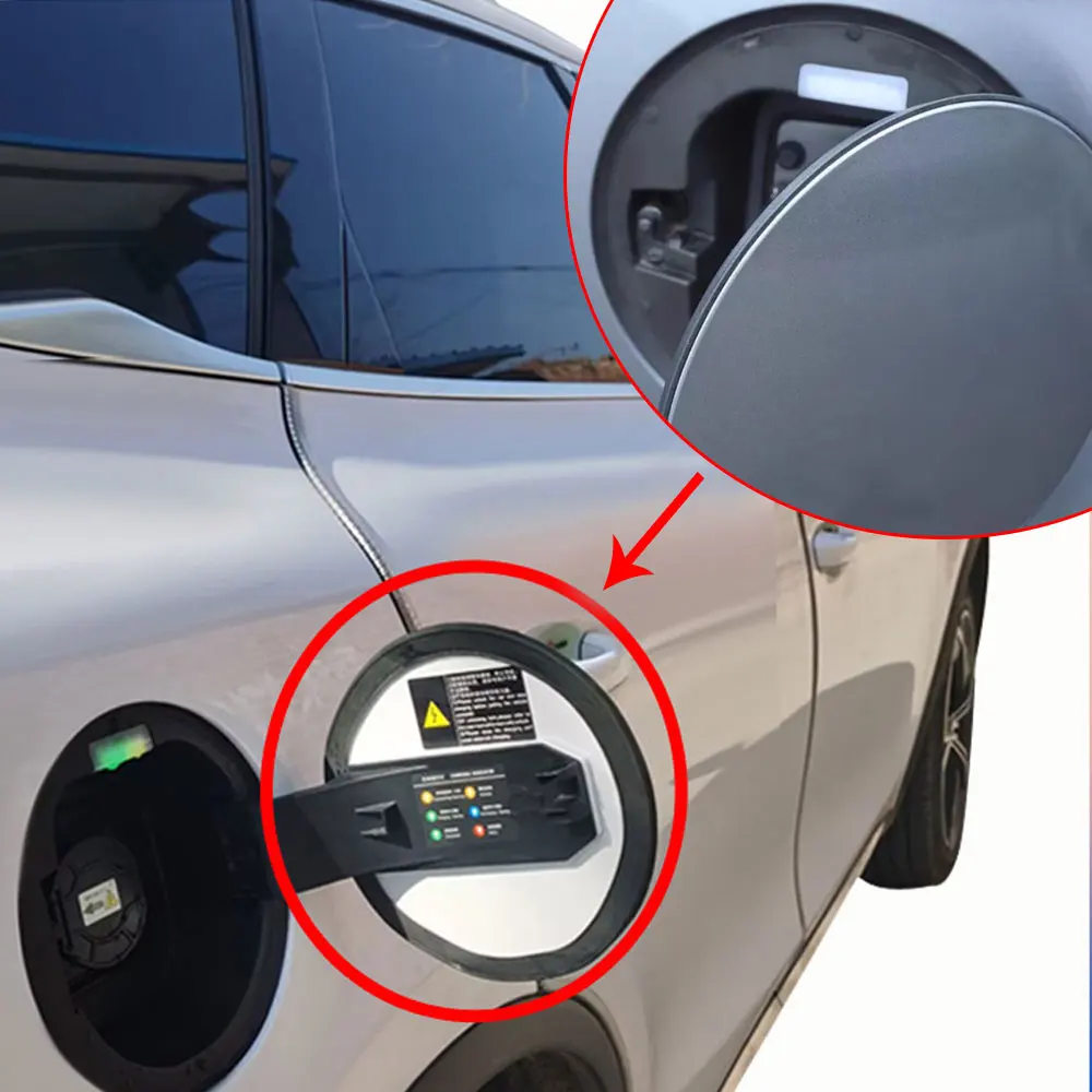 

Car Charging Port Cover Seal Ring Waterproof Car Fuel Tank Cover Cap Silicone Protective Ring for BYD Song Plus 2022-2023