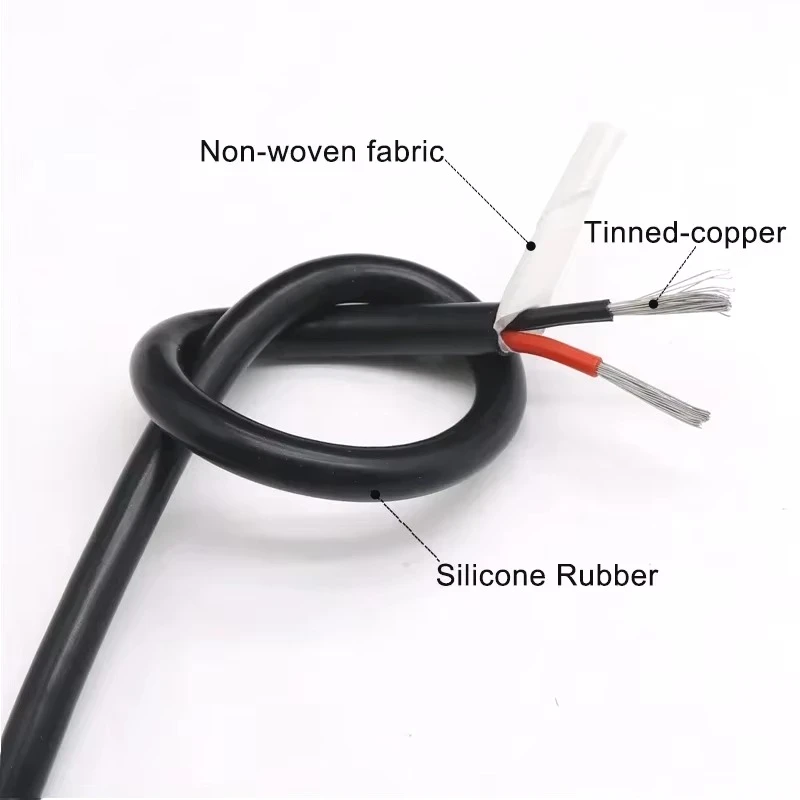 Ultra Soft Multi-Core Silicone Rubber Cable 2 3 4 6 Cores Red Black 0.3mm²~6mm² Flexible Insulated Copper High Temperature Wire