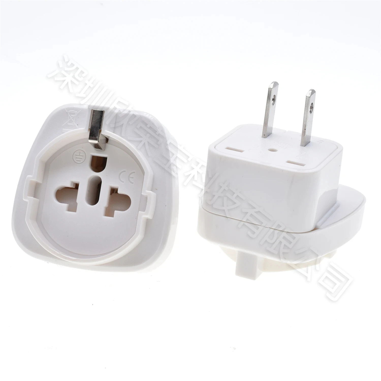 Adaptor daya Travel universal AS Kanada Jepang Meksiko AS (ue/Korea/Swiss/Italia/AS) ke (AS)