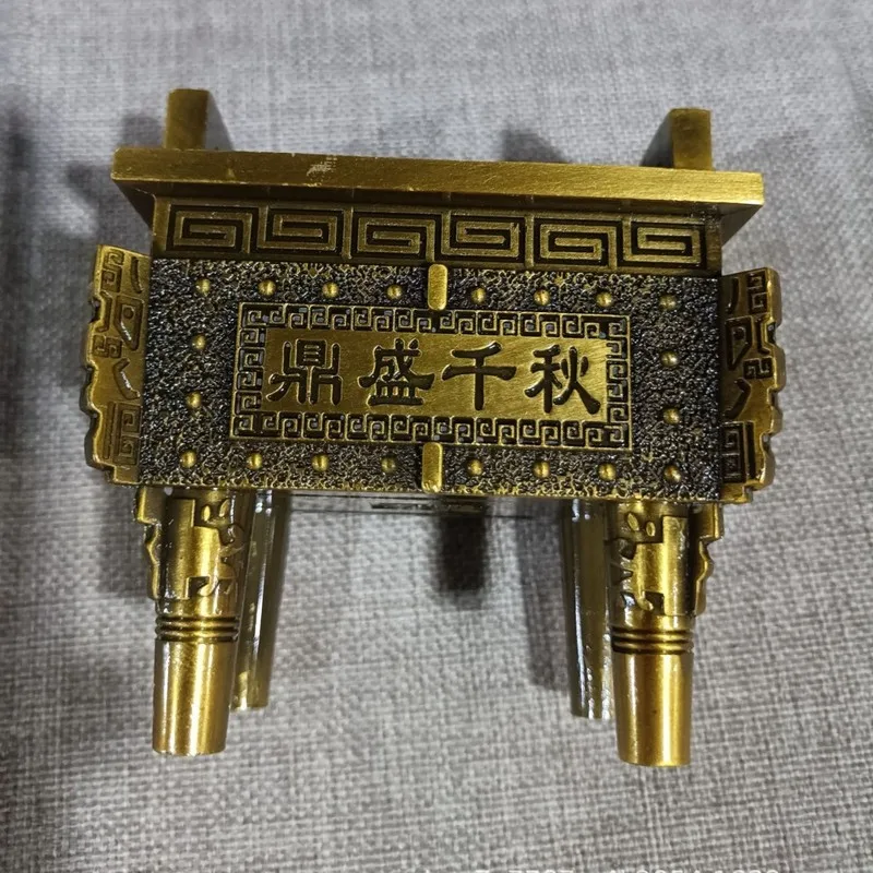 Brass alloy craft fortune tripod home living room decorative ornament