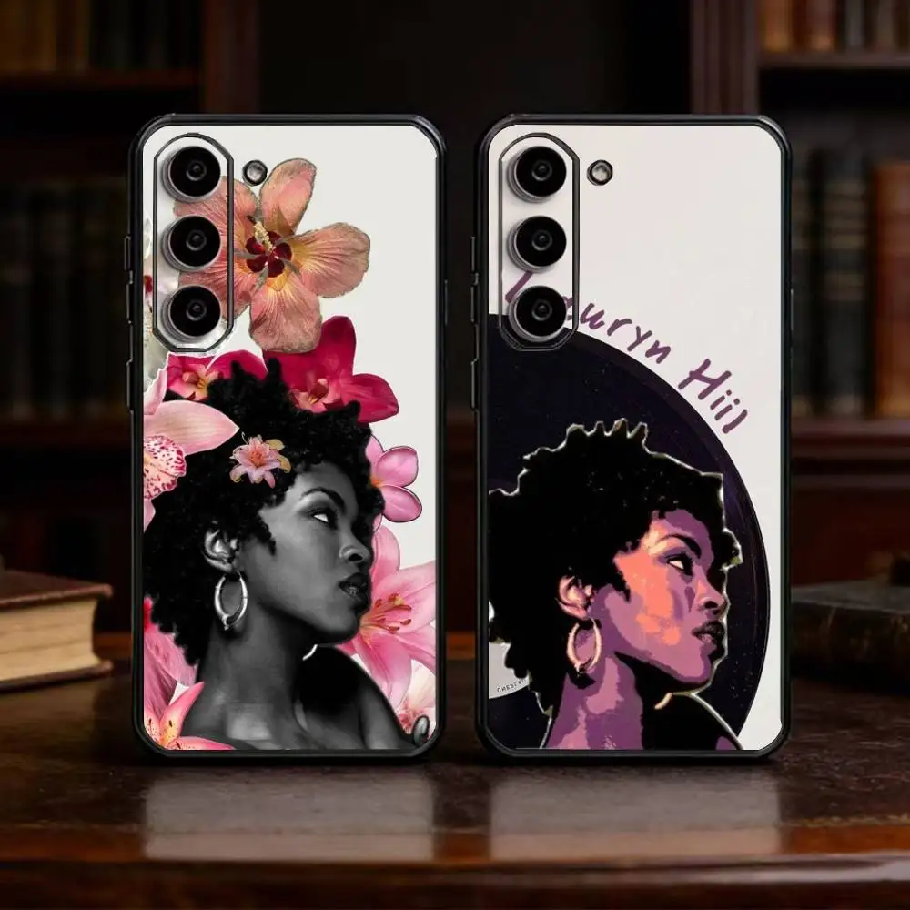Singer L-Lauryn Hill Phone Case For Samsung Galaxy A13,21s,22,31,32,52,53,71,72,73,Soft Black Cover