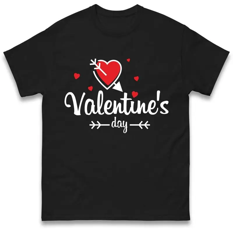 

Романтическая футболка ко Дню святого Валентина для милых пар, топ для влюбленных