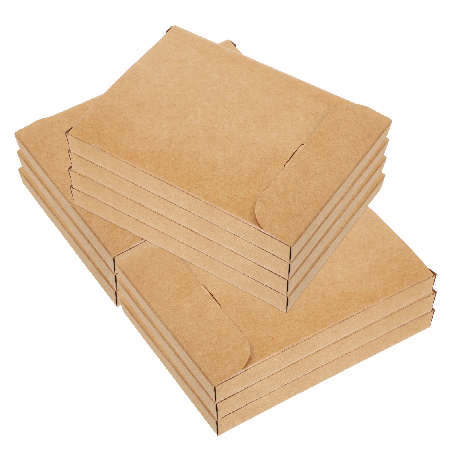 

20Pcs Thick Kraft Paper Boxes for Cards Elegant Design Small Business Party Favors Shipping Boxes Box Case for Cards