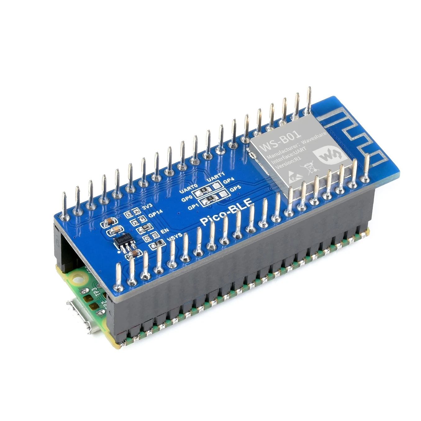 Dual Mode Wireless connections Module Raspberry Pi Pico SPP BLE Wireless connections Module