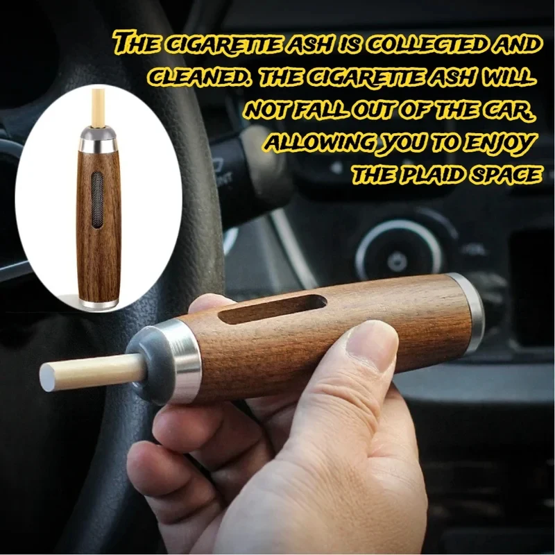 Cinzeiro Criativo para Carro, Suporte Portátil Anti-Queda para Cinzas de Cigarro, Acessório Automotivo à Prova de Vazamento para Fumantes