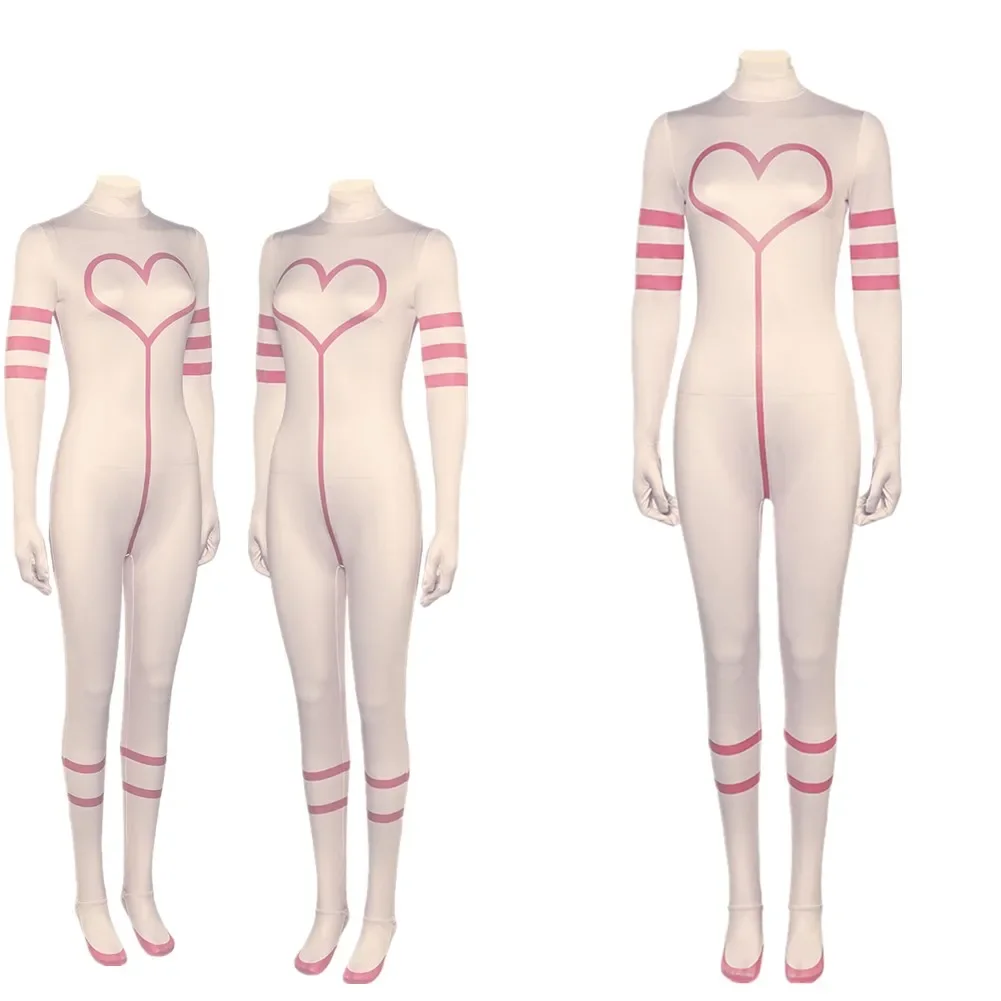 

Angel Cosplay Cos Dust Jumpsuit Costume Anime Hazbin Bodysuit Sexy Swimsuit for Adult Outfit Halloween Carnival Party Suit