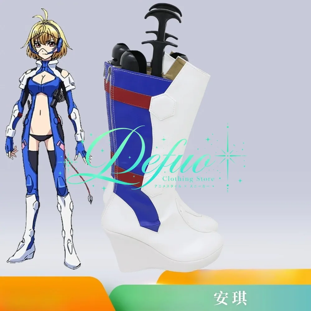 Anime Cross Ange Role Playing Shoes Custom Boots Halloween Carnival Character Clothing Shoes