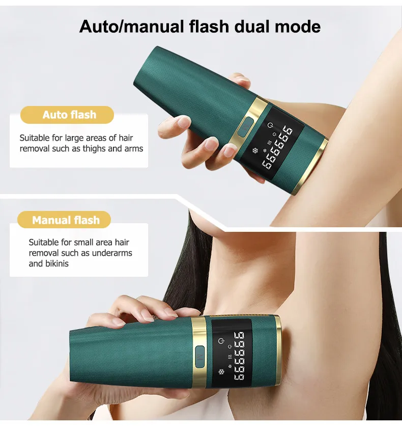 Smart Library 2024 Painless Cooling hair removal device Home Usel Ipl Hair Removal Device Handset