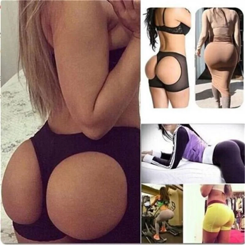 Plus Size Butt Lifter Lift Shaper Butt​ Enhancement Hip Enhancer Shapewear Underwear Breathable Sexy Ass Push Up Panty For Woman